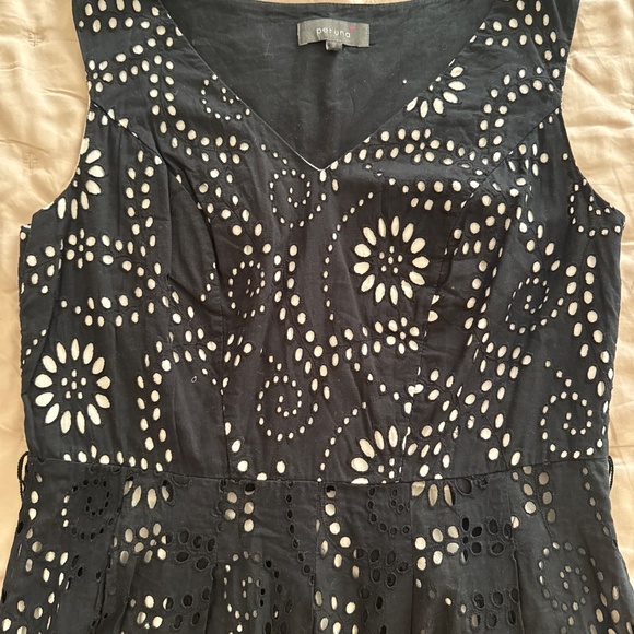 M&S eyelet dress black and white. - Picture 3 of 3